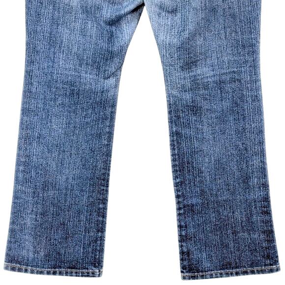 Old Navy The Diva Lowest Rise Bootcut Stretch Denim Jeans Medium Blue 14 Short - Picture 6 of 15